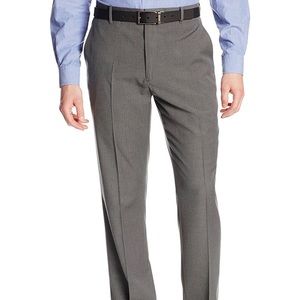 Perry Ellis Men’s Dark Gray Striped Dress Pants